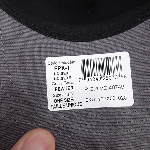 NEW! STROMTECH ONE SIZE GRAY ADJUSTABLE SNAPBACK MESH BASEBALL HAT CAP - Picture 8 of 9